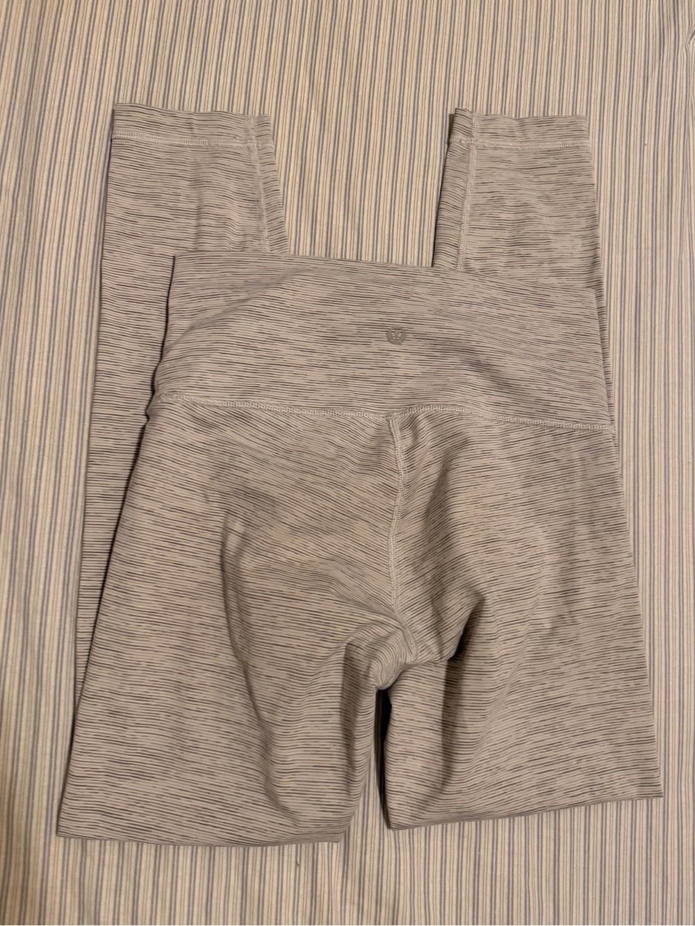 Lululemon Striped Grey/Gray Leggings